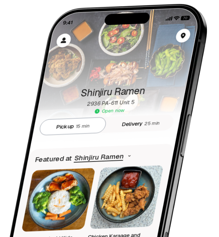 Shinjiru Ramen app preview