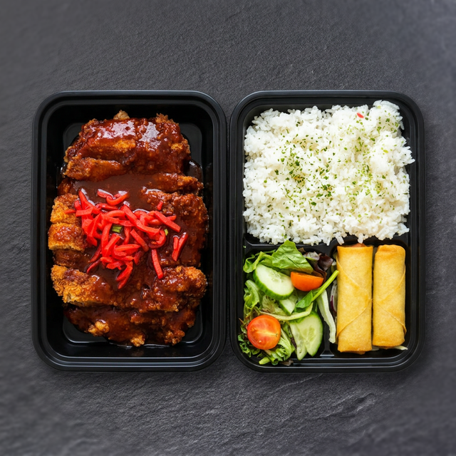 Chicken Katsu Bento box.