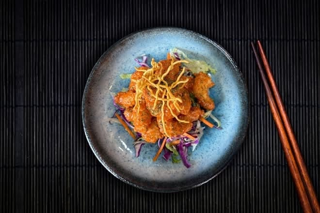 Bang bang shrimp catering.