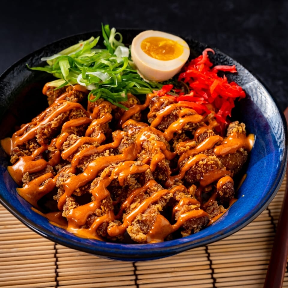 Savor our donburi dishes